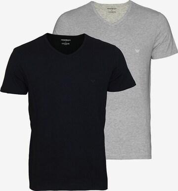 T-Shirt Emporio Armani en gris : devant