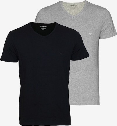 Emporio Armani Majica veličine L u siva melange / crna, Pregled proizvoda