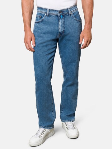 PIERRE CARDIN Regular Jeans 'Dijon' in Blauw: voorkant