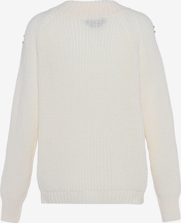 Pull-over faina en blanc