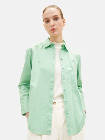 TOM TAILOR Blouse in Groen