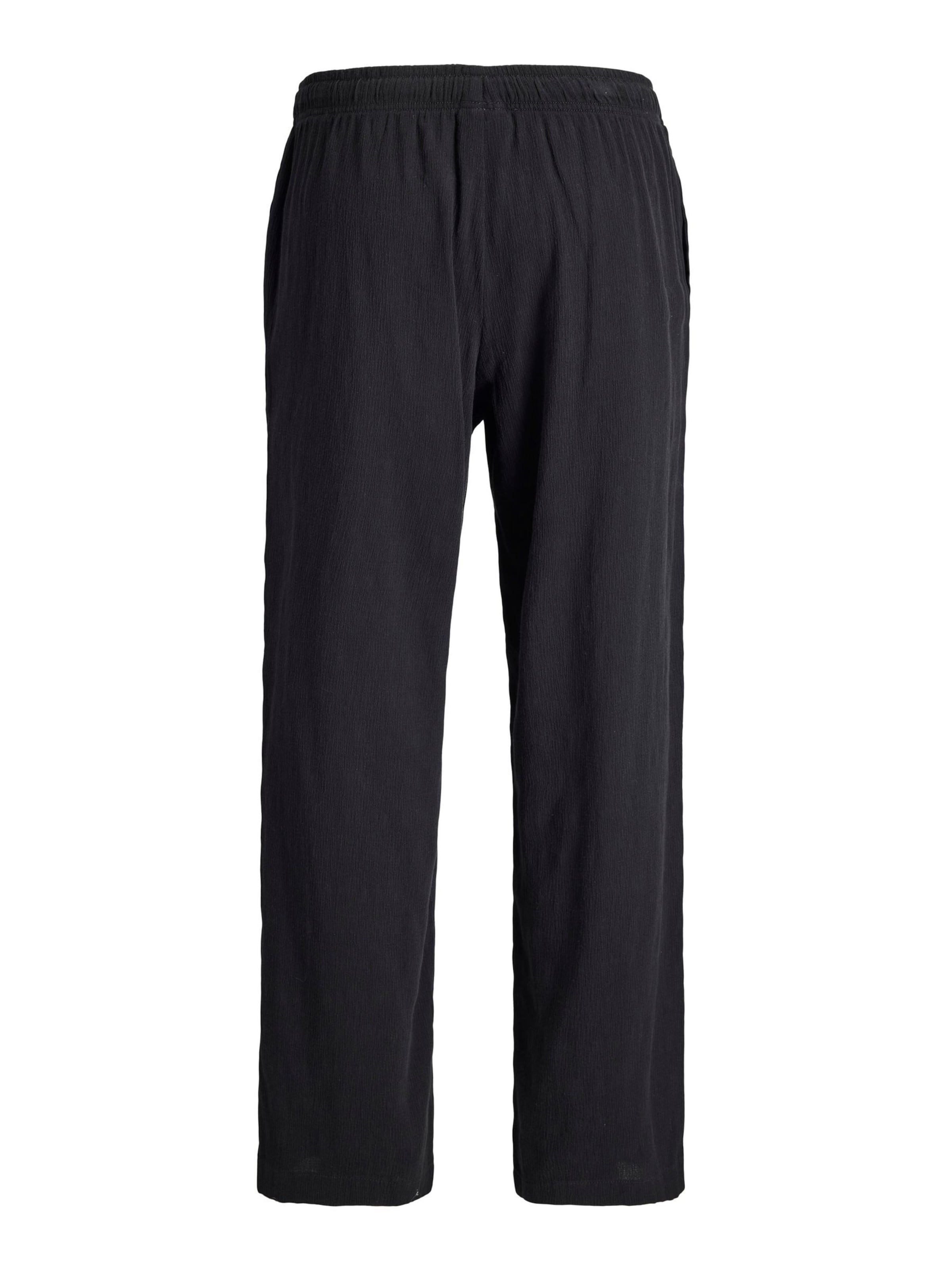 JACK & JONES Wide Leg Bukser i sort