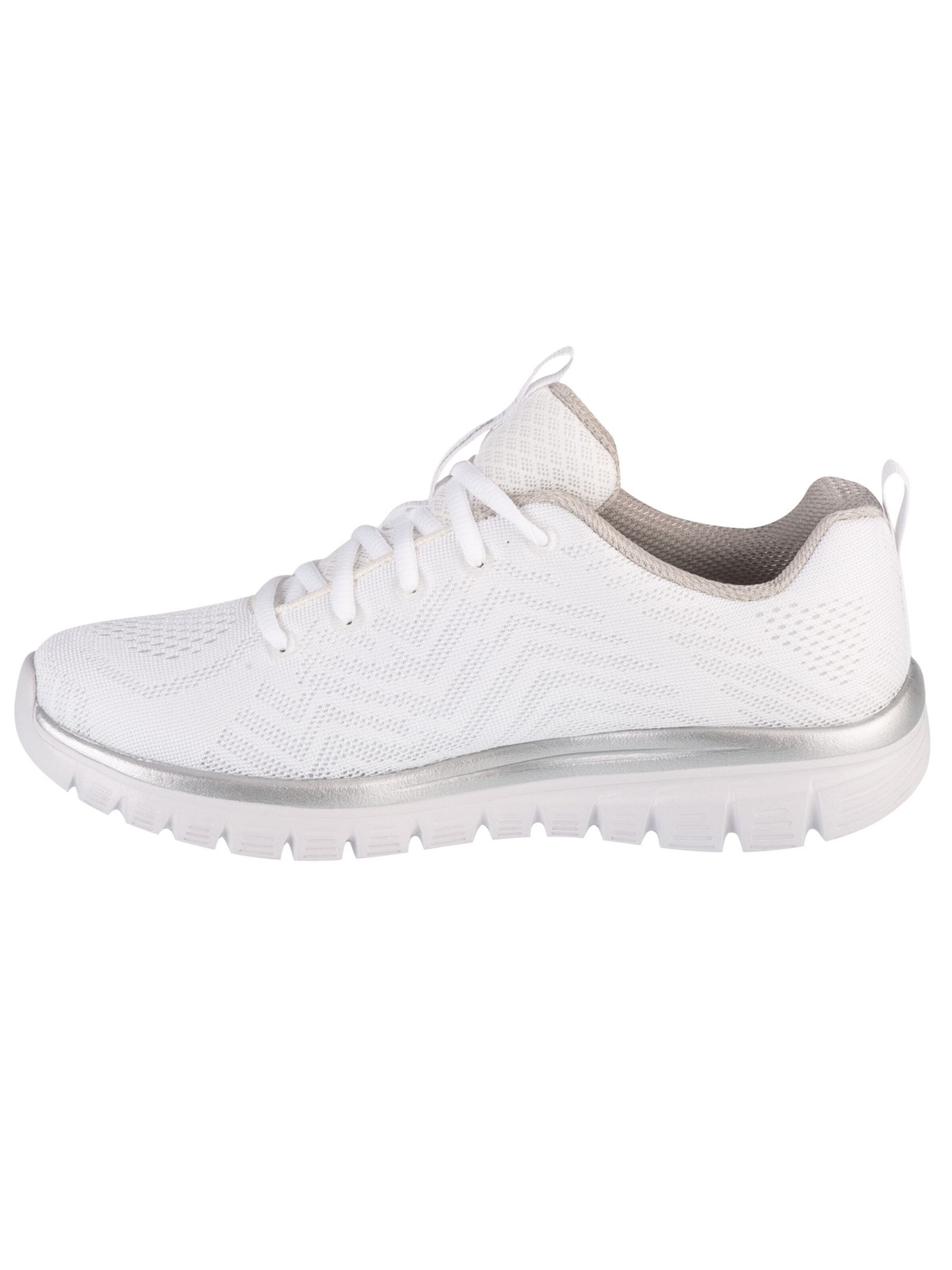 SKECHERS Platform trainers 'Graceful - Get Connected' in White