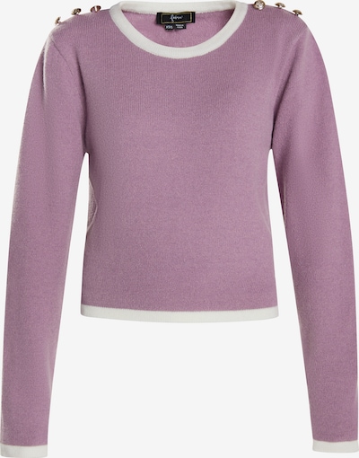 faina Pull-over en écru / mauve, Vue avec produit