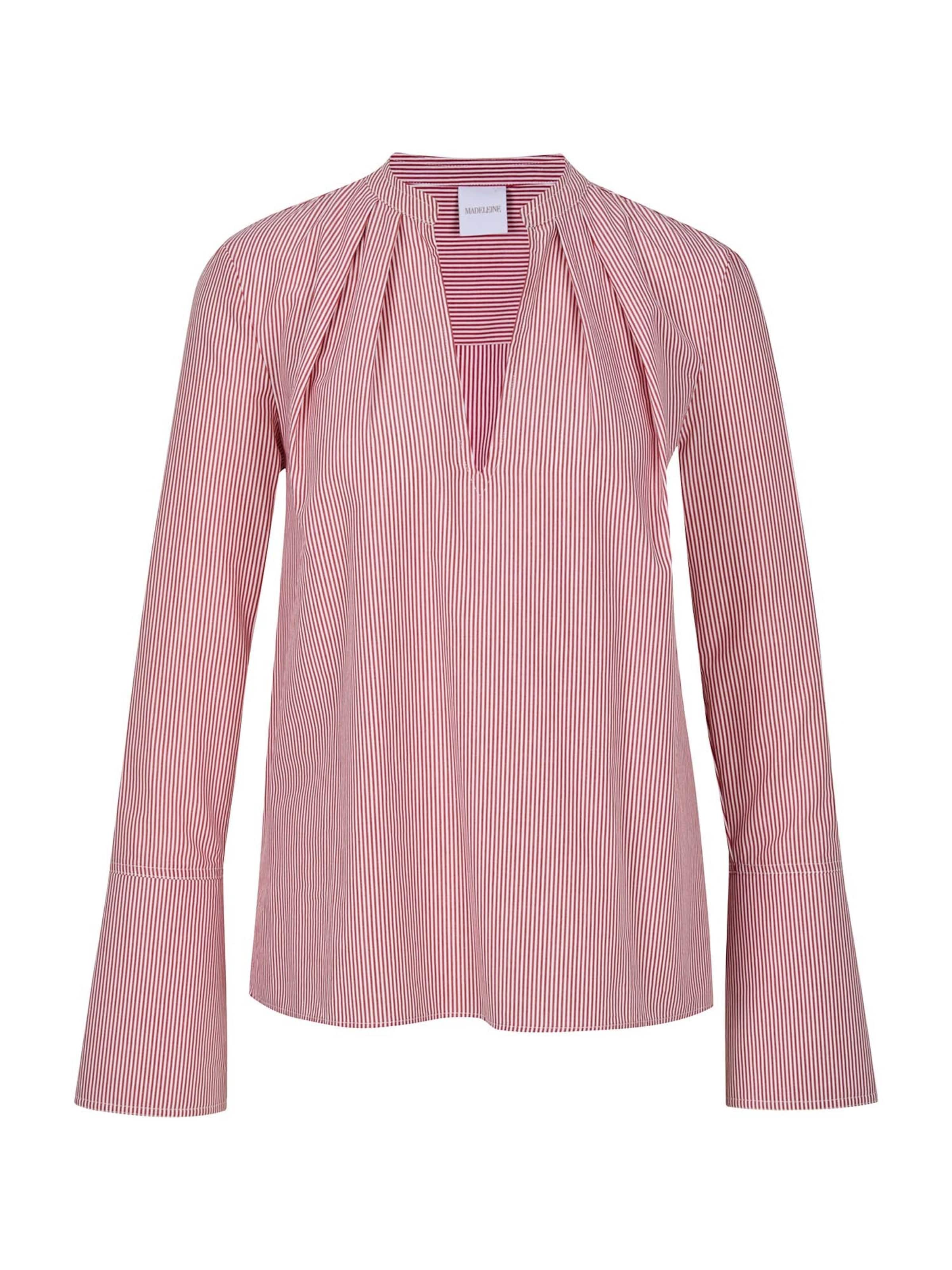MADELEINE Blouse in Rood: voorkant