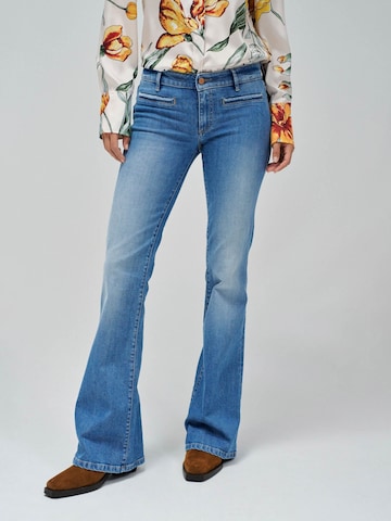 Salsa Jeans Flared Jeans 'Wonder' in Blauw: voorkant