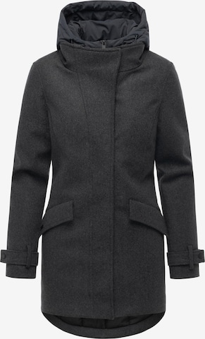 RagwearTehnički kaput 'Petuja Felt Youmodo' - siva boja: prednji dio