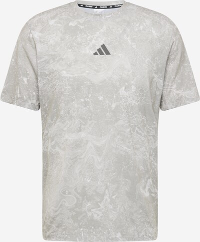 ADIDAS PERFORMANCE T-Shirt fonctionnel 'Power Workout' en gris chiné / noir, Vue avec produit