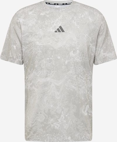 ADIDAS PERFORMANCE Camiseta funcional 'Power Workout' en gris moteado / negro, Vista del producto