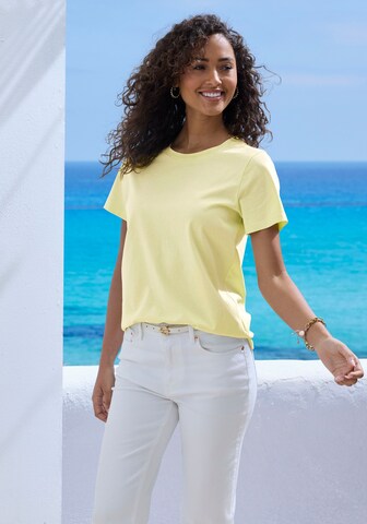 BEACH TIME T-Shirt in Gelb