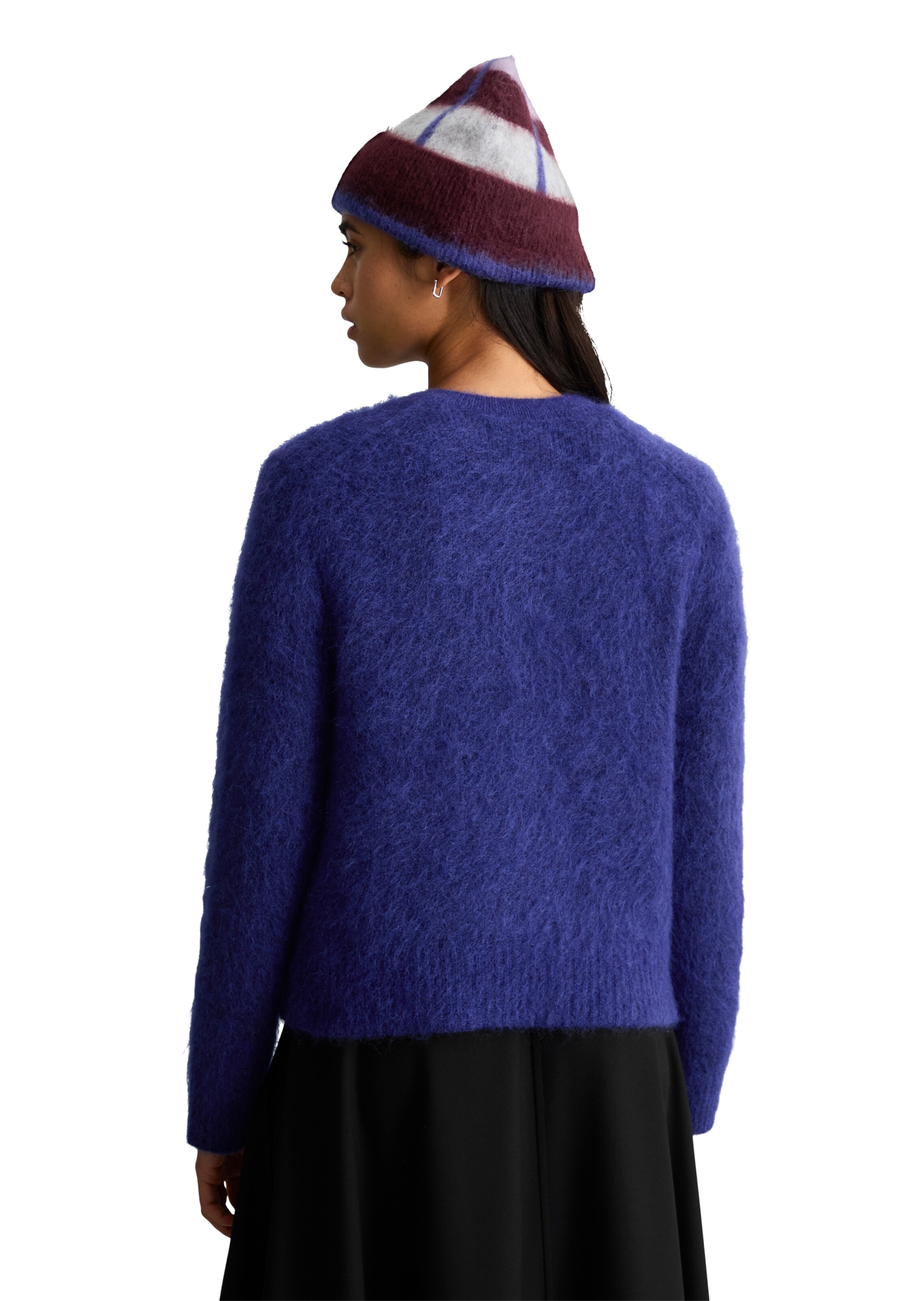 Marc O'Polo DENIM Strickjacke in Lila: Rückseite