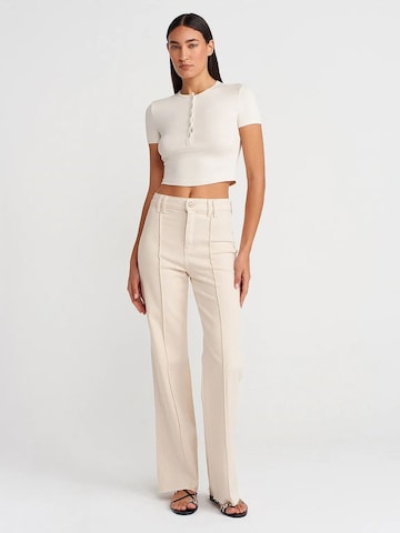 Dilvin Loosefit Jeans in Weiß