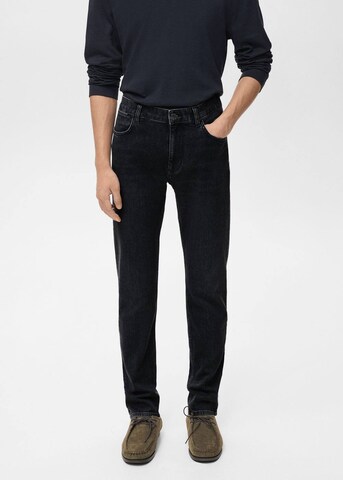 MANGO MAN Regular Jeans 'Patrick' in Black: front