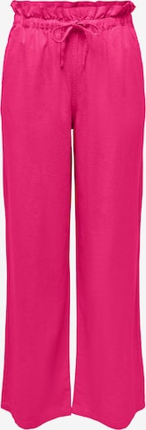 Pantalon 'Caro' ONLY en rose : devant