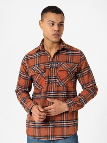 Coupe regular Chemise 'Salvatore' Williot en rouge
