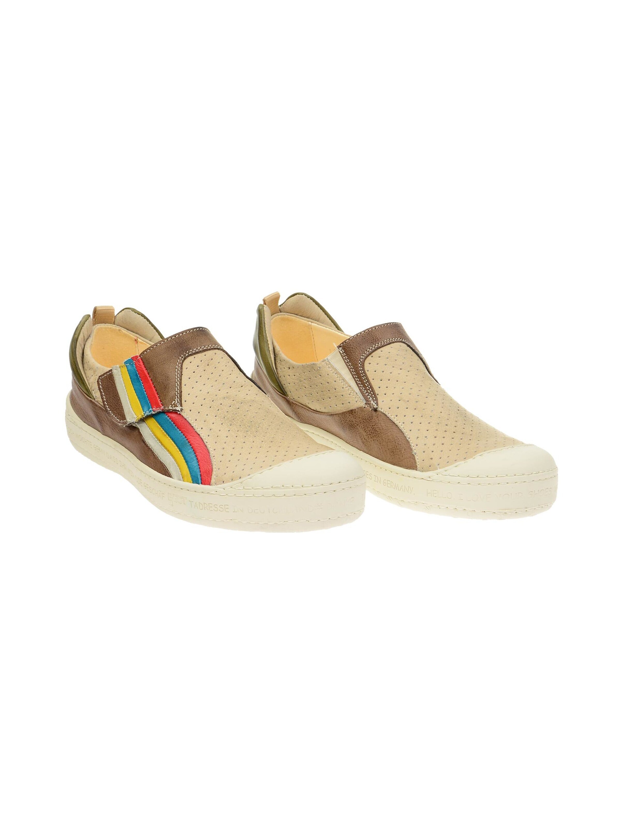 EJECT Hausschuh 'Eject Sneaker Dass Slipper beige braun multi'‌‌‌‌‌‌‌‌‌‌ in Beige