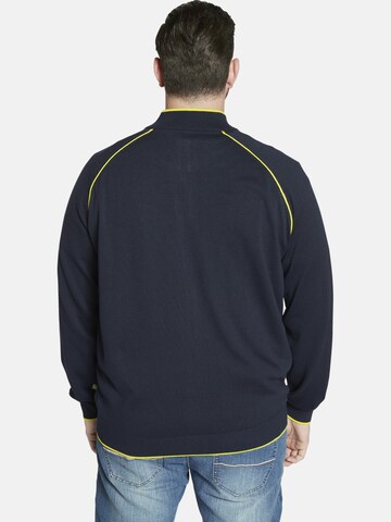 Charles Colby Knit cardigan ' Duke Glennson ' in Blue