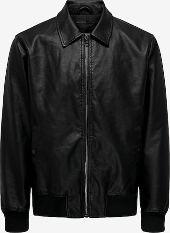 Only & Sons Between-Season Jacket in Black: front