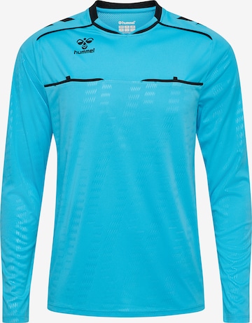 T-Shirt fonctionnel Hummel en bleu : devant