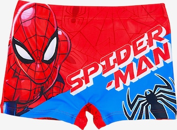 Spider-Man Board Shorts 'Spider-Man' in Red: front