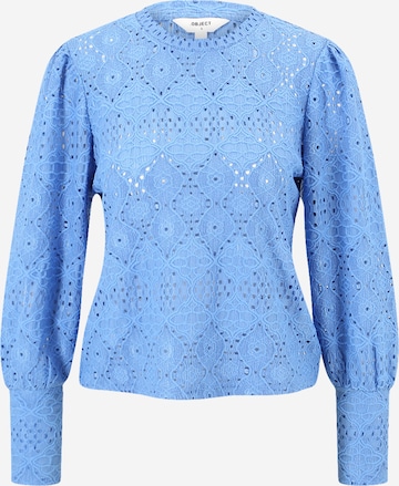 OBJECT Petite Blouse 'FEODORA' in Blue: front