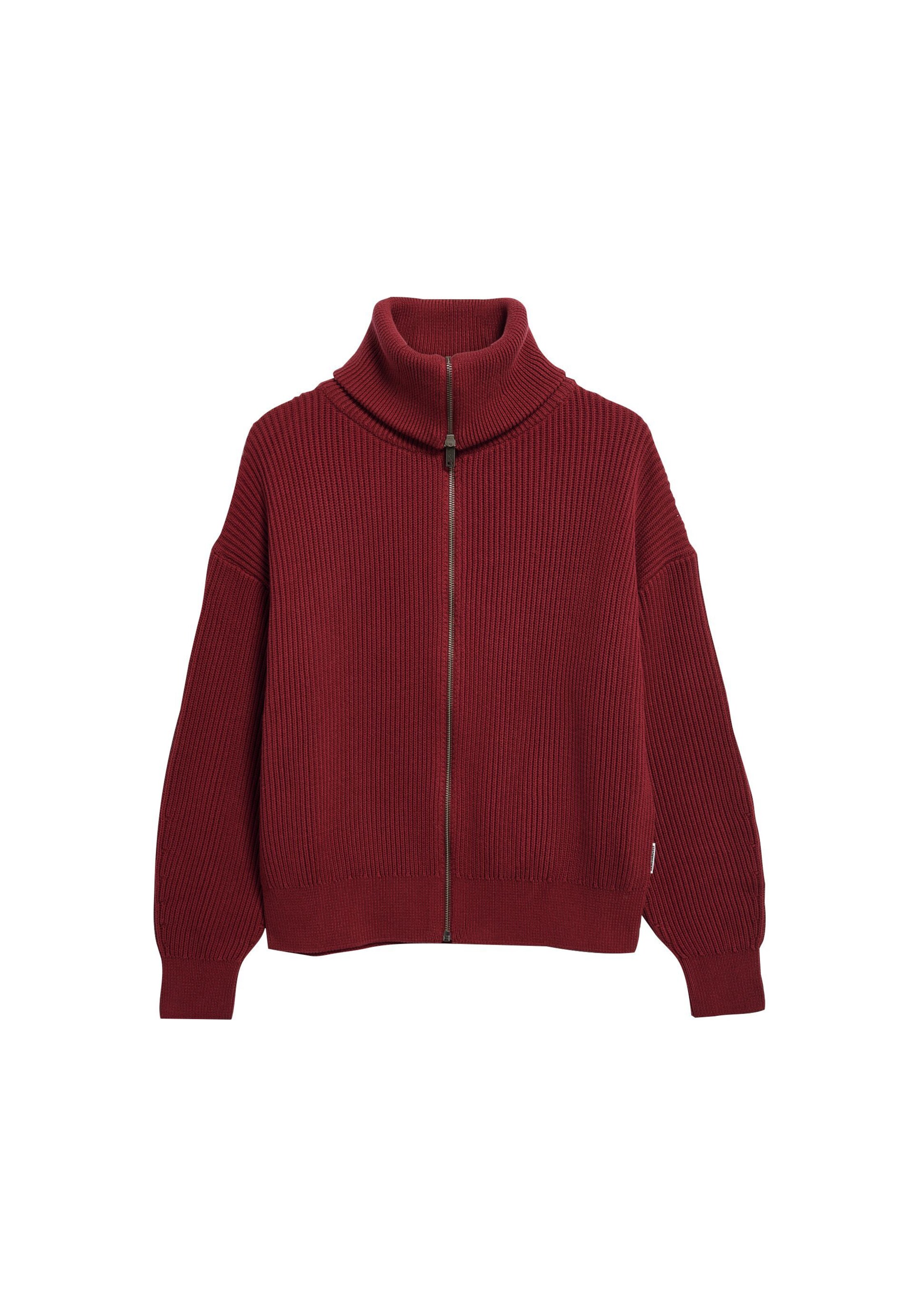 ARMEDANGELS Strickjacke in Rot: Vorderseite