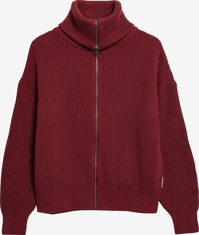 ARMEDANGELS Strickjacke in L in bordeaux, Produktansicht