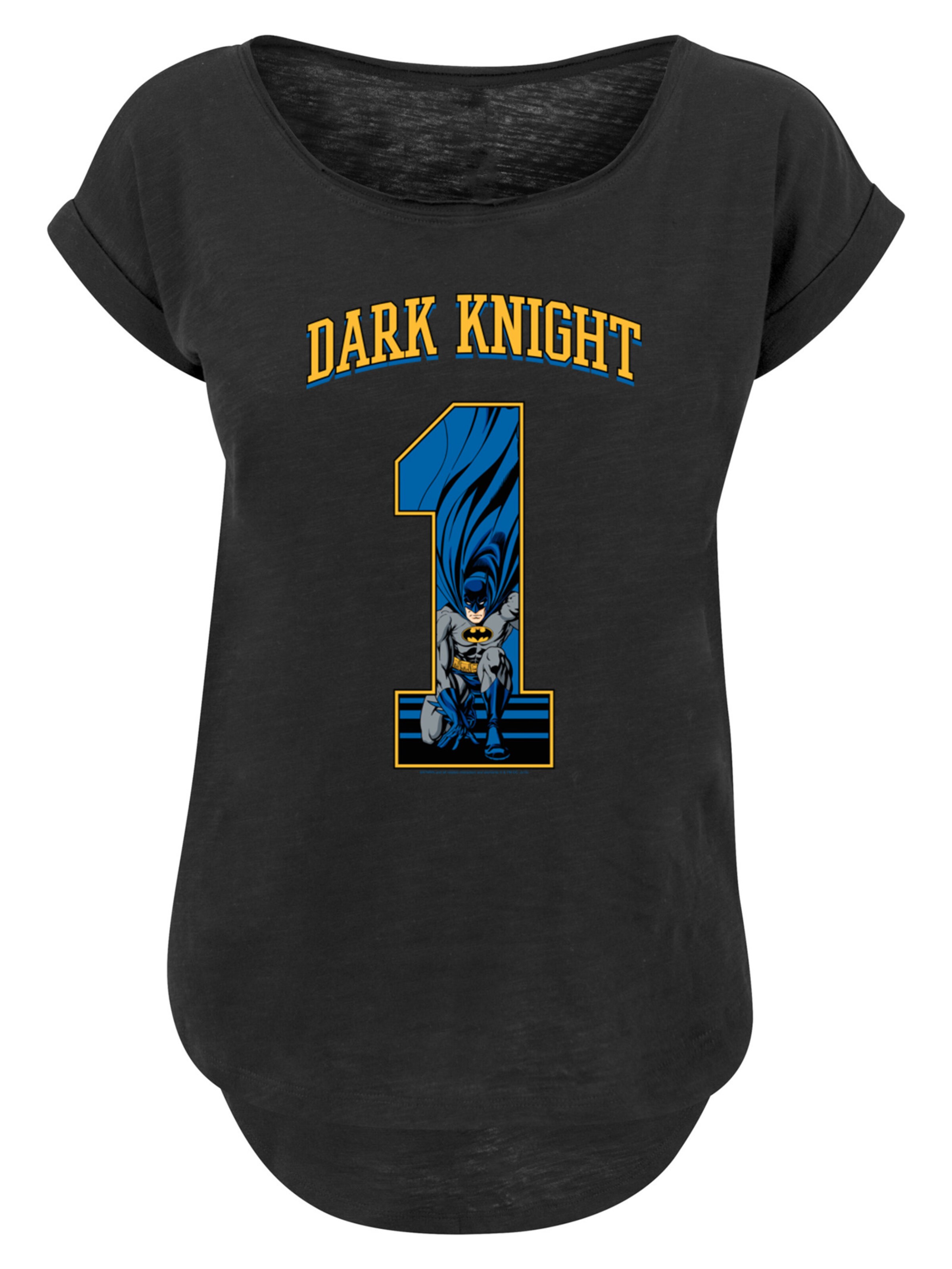 T-shirt 'DC Comics Batman Football Dark Knight' F4NT4STIC en noir : devant
