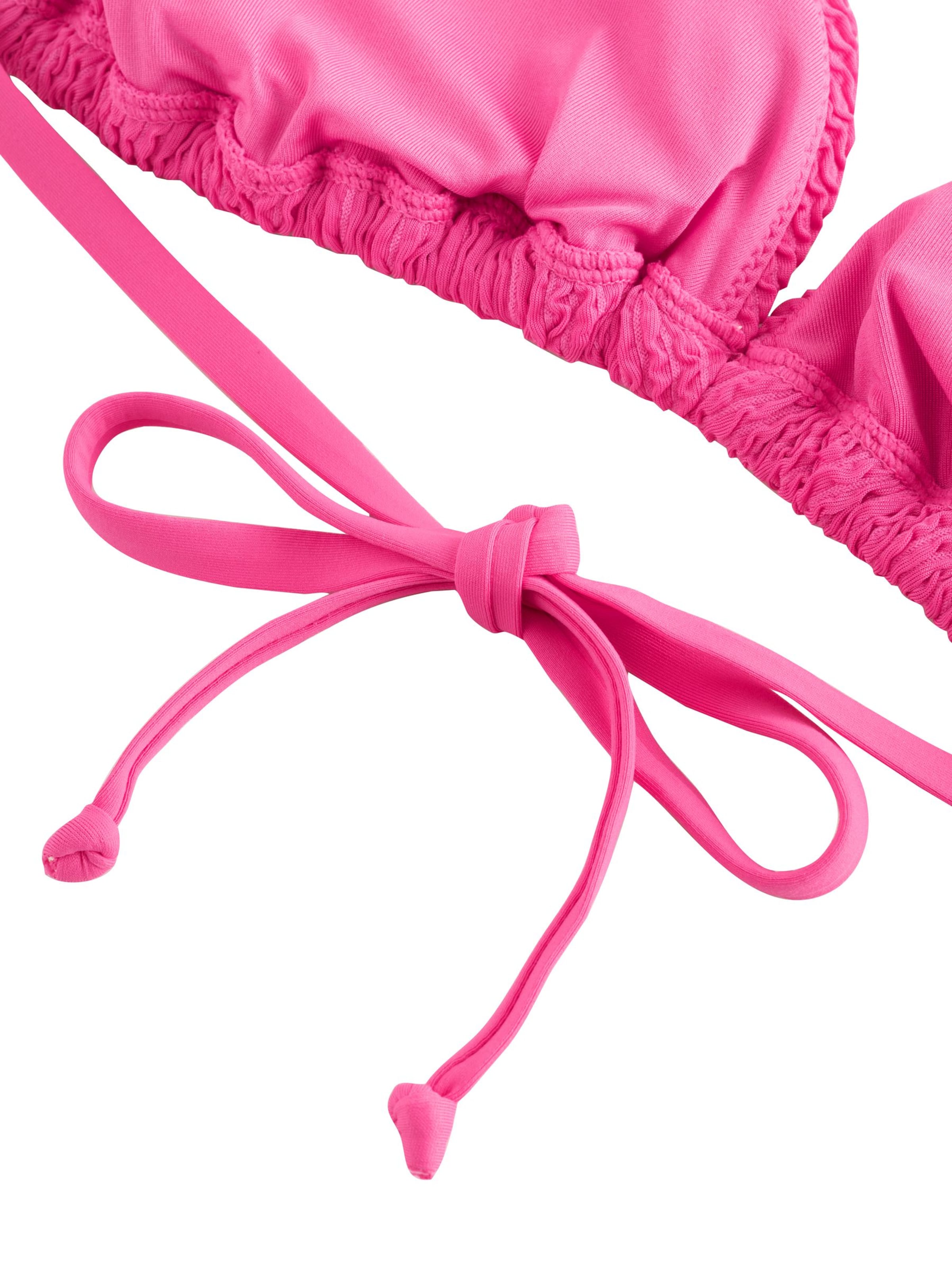 Triangolo Top per bikini di self. in rosa