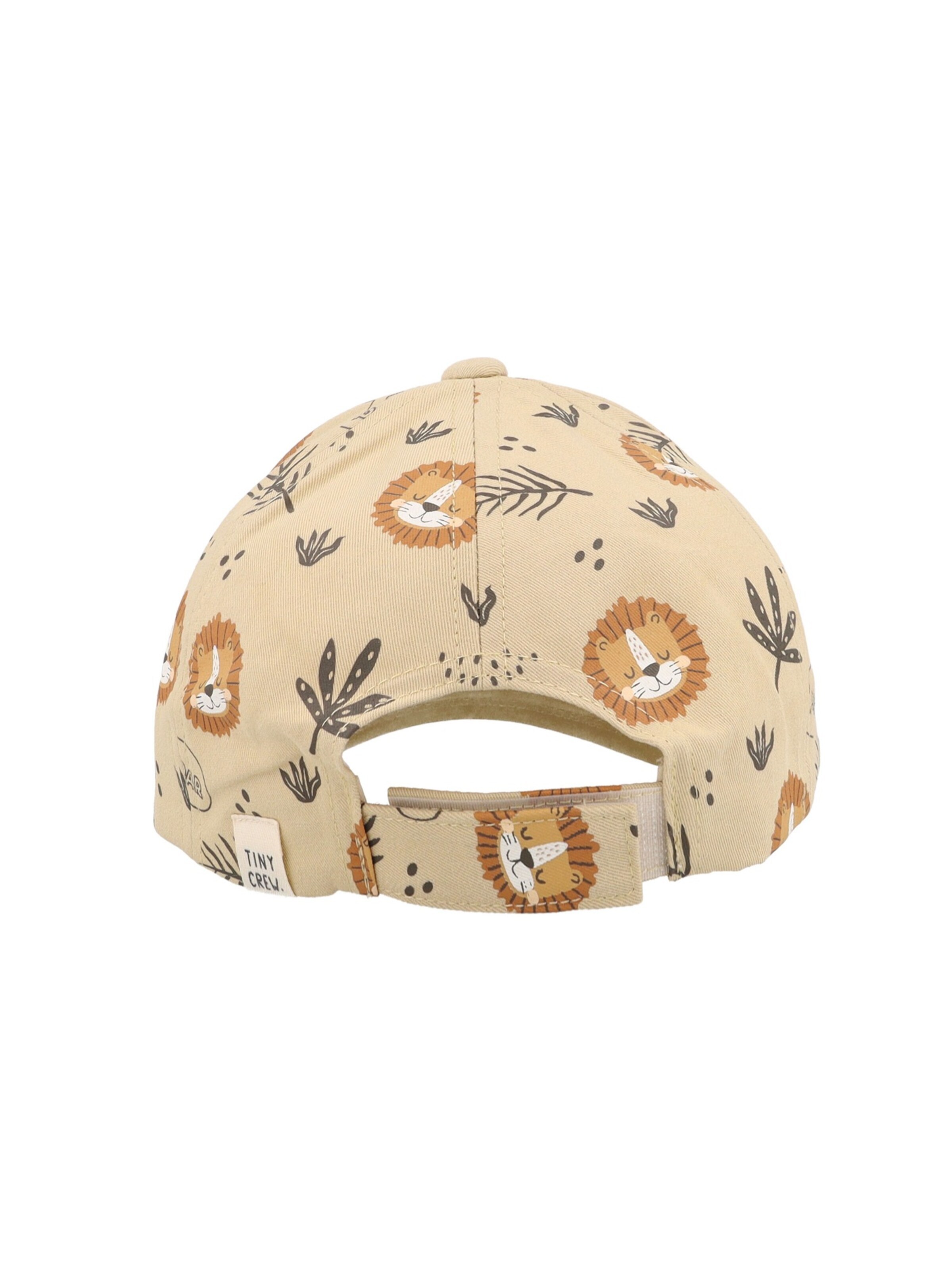 MAXIMO Hut 'MINI BOY-Cap Löwe Patch, leichte Waschoptik, Klettverschluß'‌‌‌‌‌‌‌‌‌ in Beige