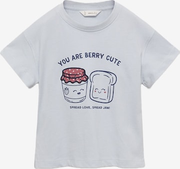 T-Shirt 'FOOD' MANGO KIDS en bleu : devant