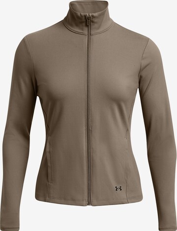 UNDER ARMOUR Athletic Jacket 'Motion' in Brown: front