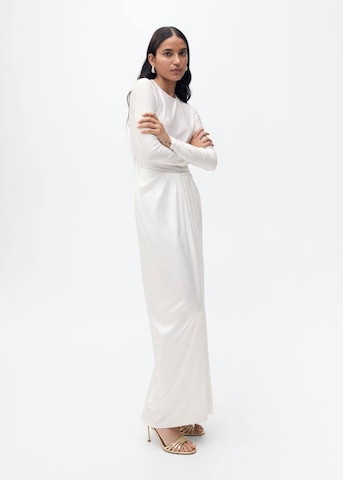 MANGO Evening Dress 'Manon-a' in White: front