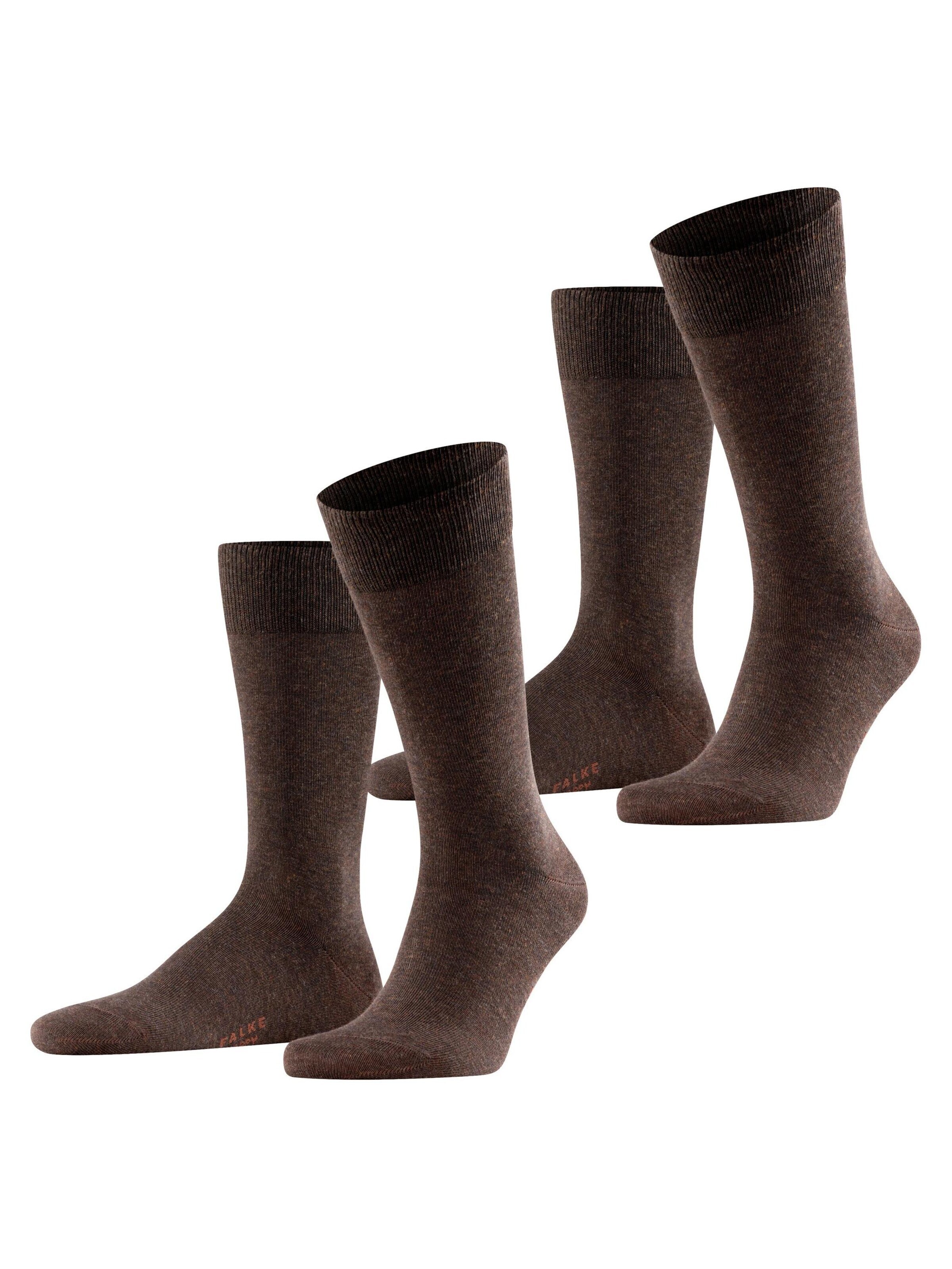 FALKE Socken 'Happy 2-Pack'‌‌‌‌‌‌‌‌‌‌ in Braun: Vorderseite