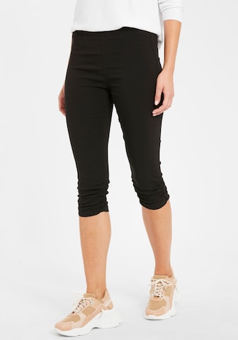 b.young Skinny Trousers in Black: front