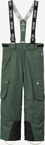 Pantalon d'extérieur 'Slope' NAME IT en vert : devant