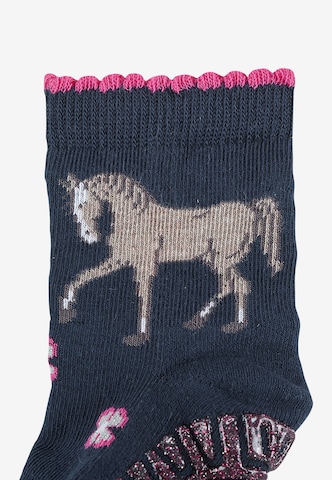 STERNTALER Socks 'Pferd' in Blue