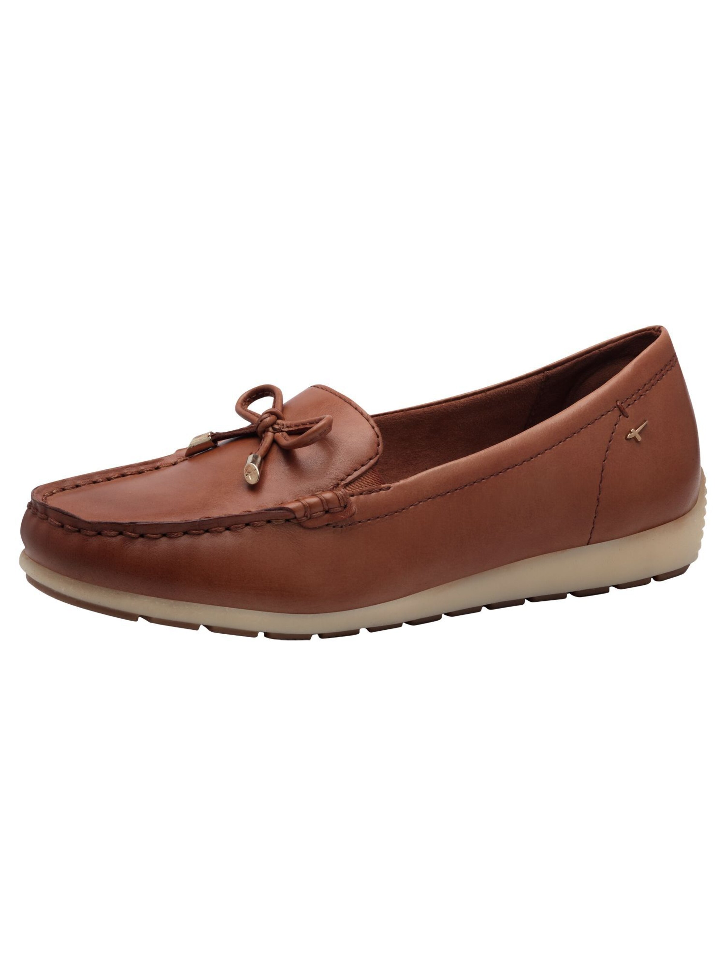 Tamaris Moccasin in Brown: front