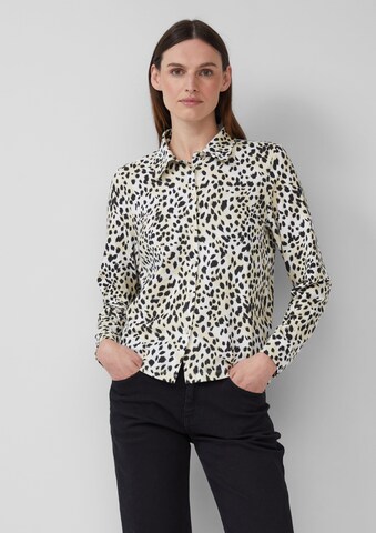 s.Oliver Blouse in Beige: front