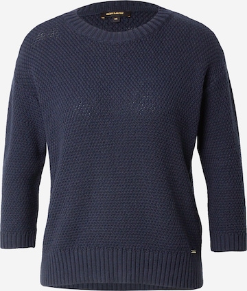 Pull-over MORE & MORE en bleu : devant