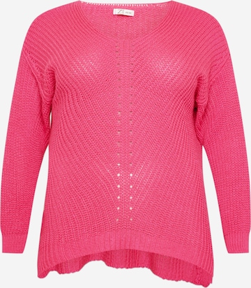 Pullover 'Lasina' di Z-One in rosa: frontale