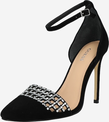 GUESS - Zapatos con plataforma 'Renate' en negro: frente