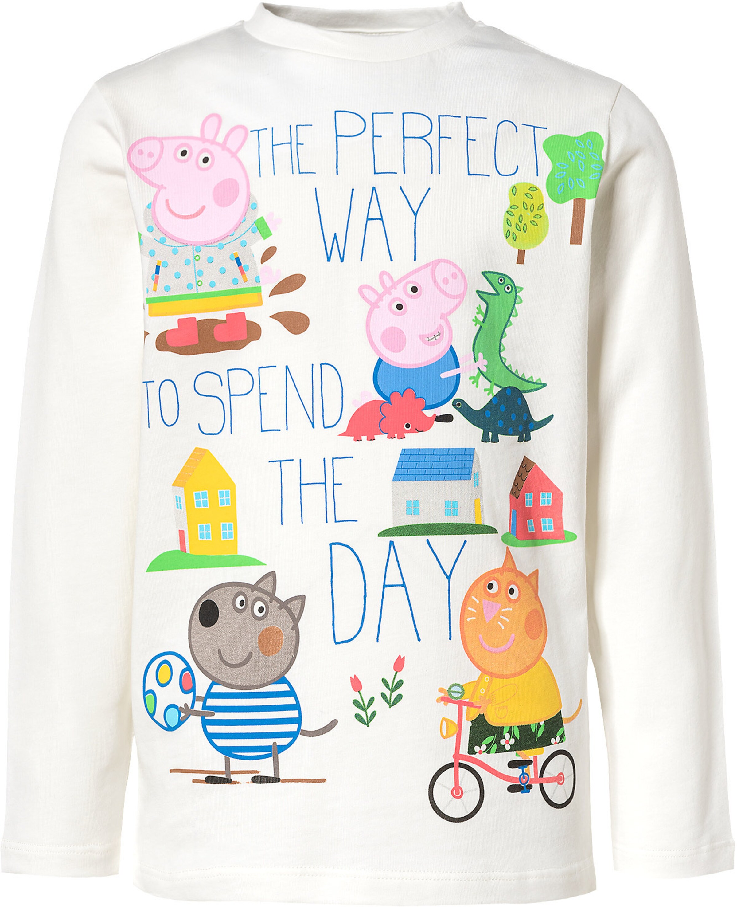 Kinder Kids (Gr. 92-140) Peppa Pig Shirt in Weiß - TS83551