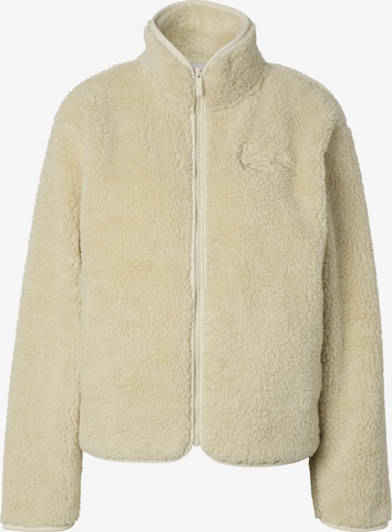 Giacca di pile 'Essential' di Karl Kani in beige: frontale