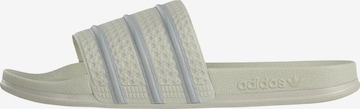 ADIDAS ORIGINALS Пантолеты 'ADILETTE' в Серый: спереди