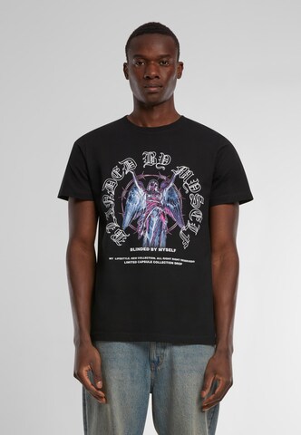 Mister Tee T-Shirt 'Blinded By Myself' in Schwarz: Vorderseite