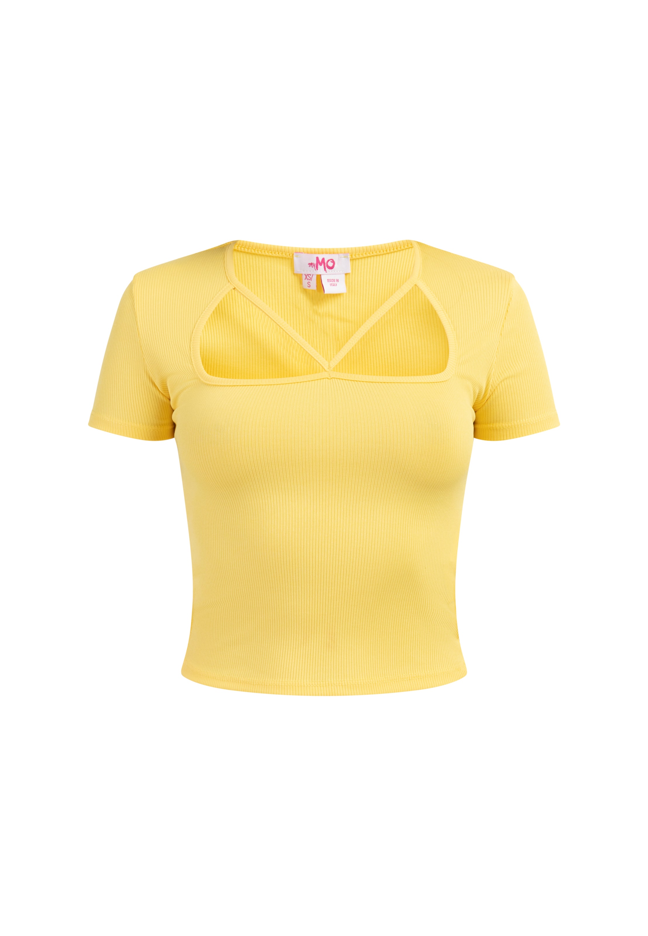 MYMO Тениска в жълто: отпред
