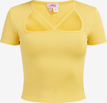 MYMO T-shirt i gul: framsida