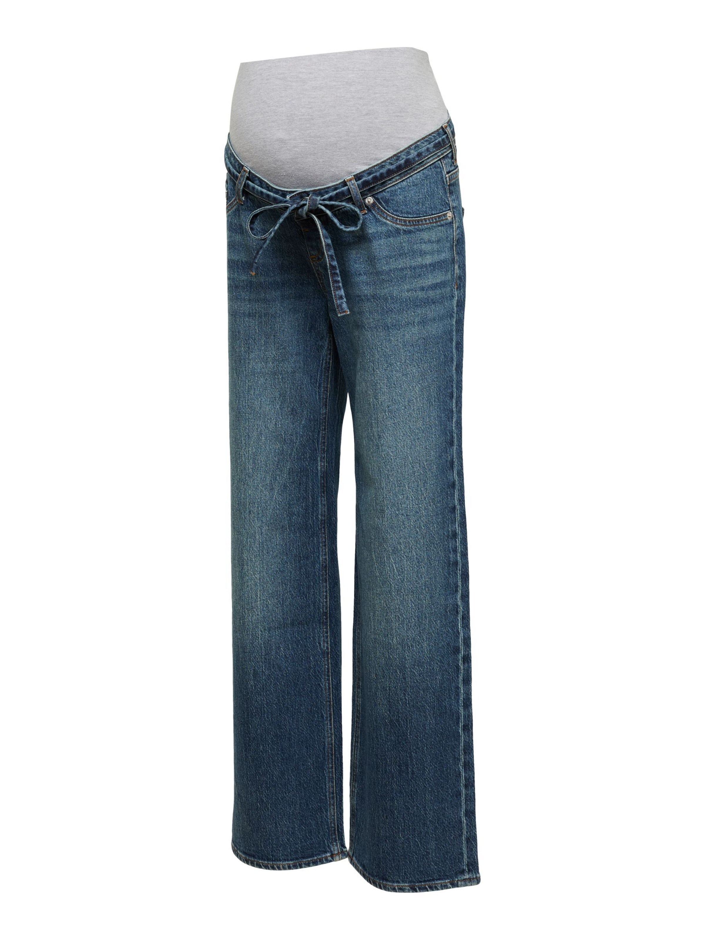 Vero Moda Maternity Regular Jeans in Blau: Vorderseite