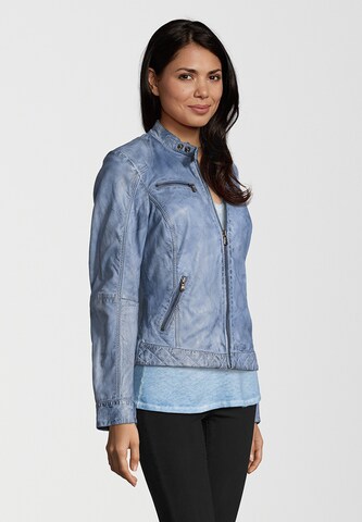 H.I.S Lederjacke 'Saimina' in Blau